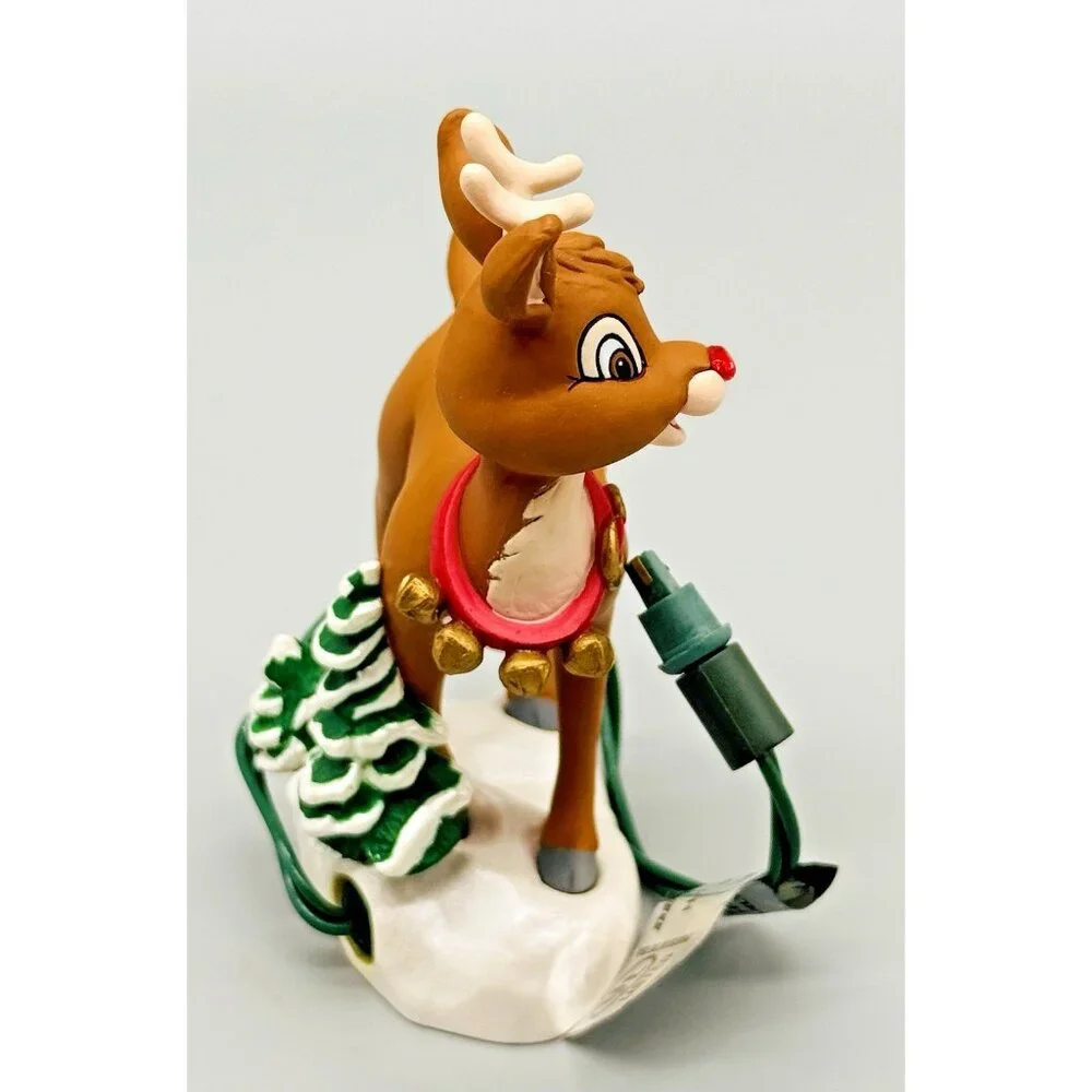Hallmark Keepsake Collectors Club Santa Rudolph Red Nosed Reindeer 1996 Lot of 2